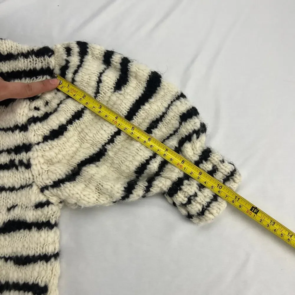 Ulla Johnson Black and White Striped Sweater - Picture 10 of 12